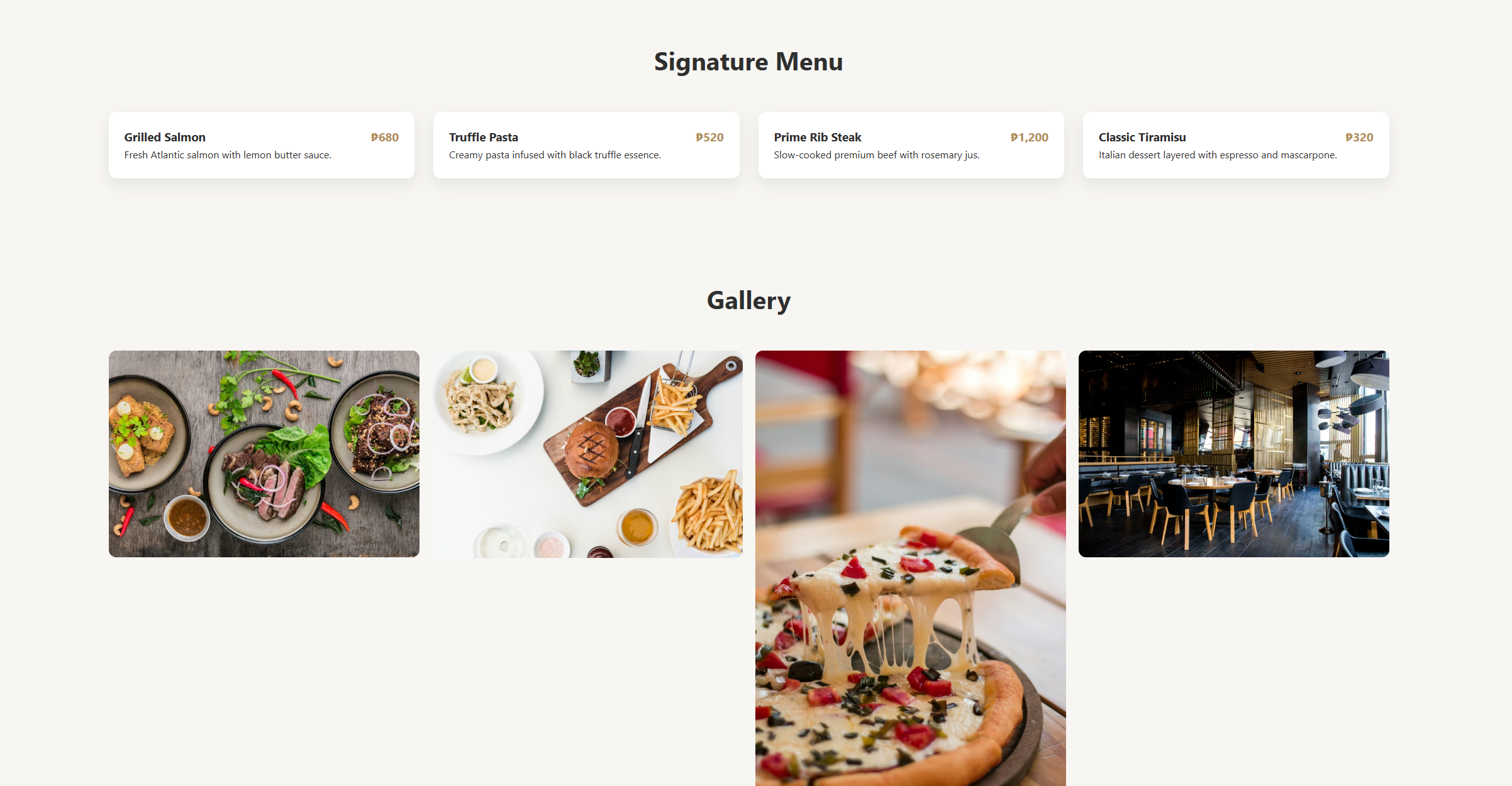 La Terraza Fine Dining